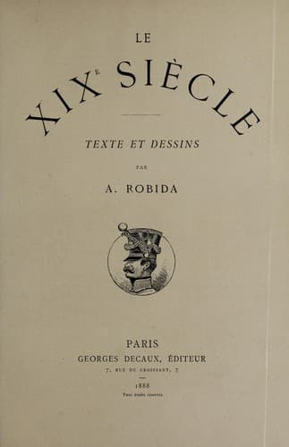 Tapa de Le XIXe siècle