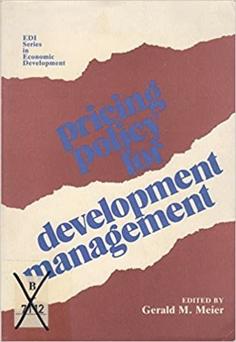 Tapa de Pricing policy for development management