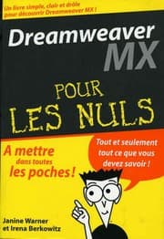 Tapa de Dreamweaver MX pour les nuls