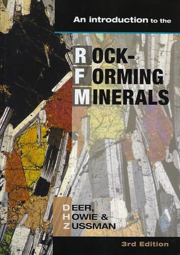 Tapa de An introduction to the rock-forming minerals