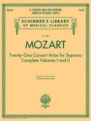 Tapa de Twenty- one concert arias for soprano : complete volumes I and II