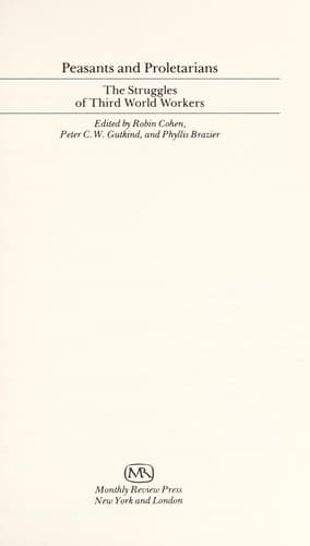 Tapa de Peasants and proletarians