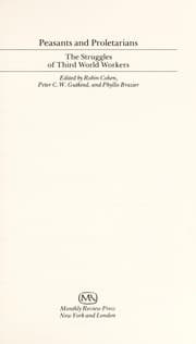 Tapa de Peasants and proletarians
