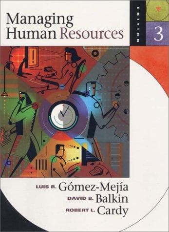 Tapa de Managing human resources