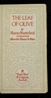 Tapa de The leaf of olive