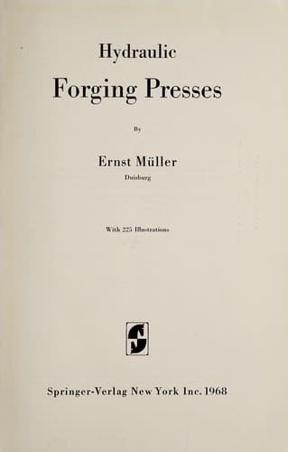 Tapa de Hydraulic Forging Presses