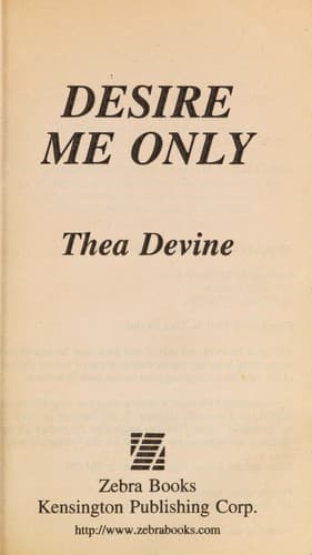 Tapa de Desire me only