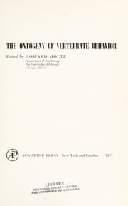Tapa de The Ontogeny of vertebrate behavior