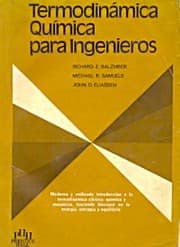 Tapa de Termodinámica química para ingenieros - 01.ED