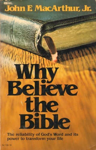 Tapa de Why believe the Bible
