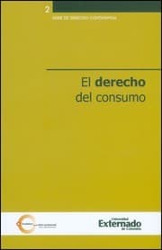 Tapa de El derecho del consumo