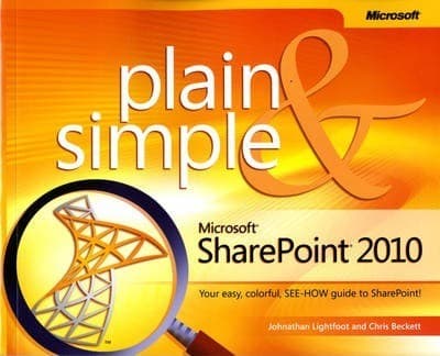 Tapa de Microsoft SharePoint 2010 plain & simple