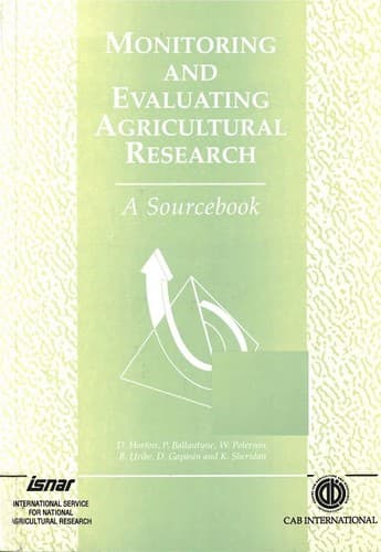 Tapa de Monitoring and Evaluating Agricultural Research
