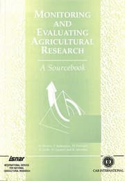 Tapa de Monitoring and Evaluating Agricultural Research