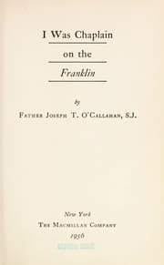 Tapa de I was chaplain on the Franklin