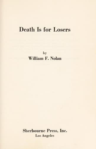 Tapa de Death is for losers