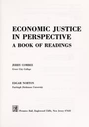 Tapa de Economic justice in perspective