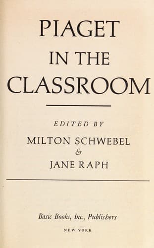 Tapa de Piaget in the classroom