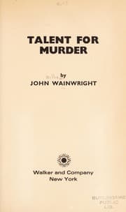 Tapa de Talent for murder