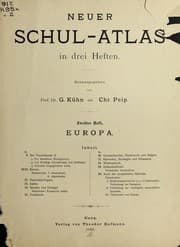 Tapa de Neuer schul-atlas, in drei heften