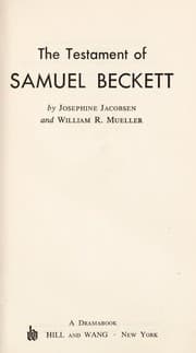 Tapa de The testament of Samuel Beckett