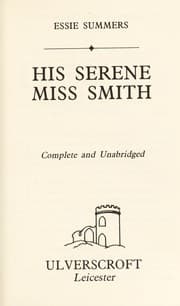 Tapa de His Serene Miss Smith