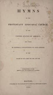Tapa de Hymns of the Protestant Episcopal Church in the United States of America