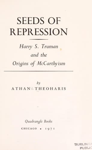 Tapa de Seeds of repression