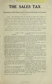 Tapa de The sales tax