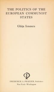 Tapa de The politics of the European communist states