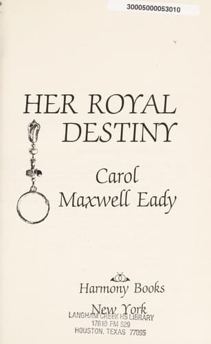Tapa de Her royal destiny