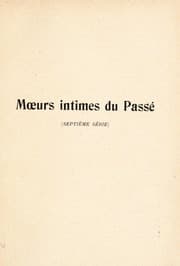 Tapa de M¿urs intimes du pass©♭