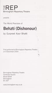 Tapa de Behzti