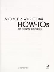 Tapa de Adobe Fireworks CS4 how-tos