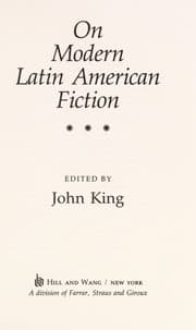 Tapa de On modern Latin American fiction