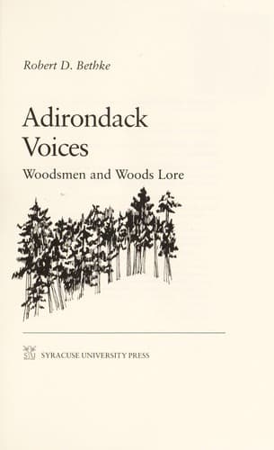 Tapa de Adirondack voices