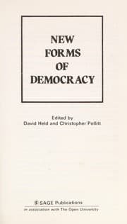 Tapa de New forms of democracy