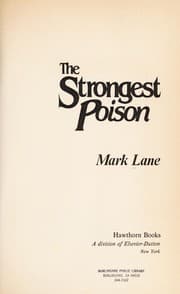 Tapa de The strongest poison