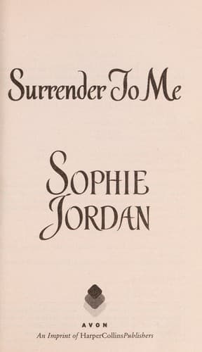 Tapa de Surrender to me