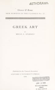 Tapa de Greek art