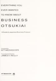 Tapa de Everything you ever wanted to know about business otsukiai