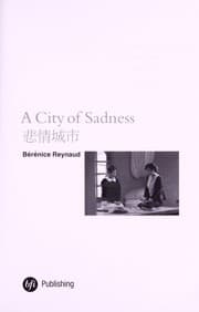 Tapa de A city of sadness =