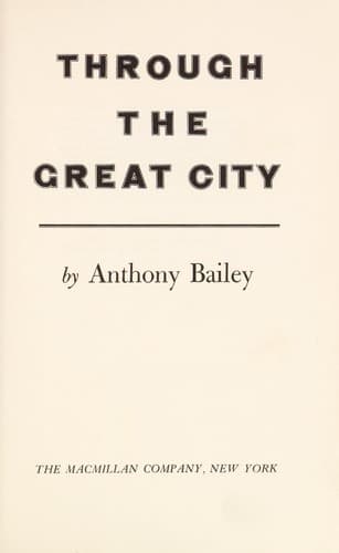 Tapa de Through the great city