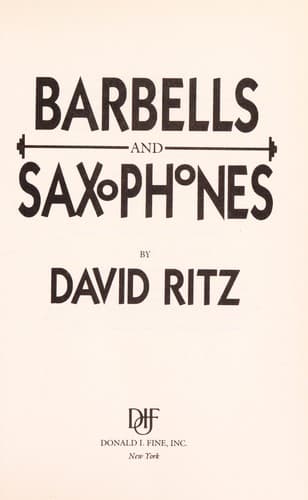 Tapa de Barbells and saxophones