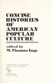 Tapa de Concise histories of American popular culture