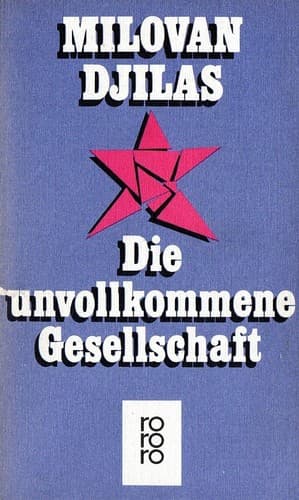 Tapa de Die unvollkommene Gesellschaft