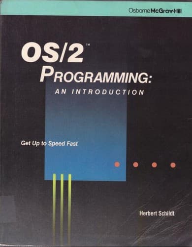 Tapa de OS/2 Programming
