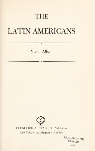 Tapa de The Latin Americans