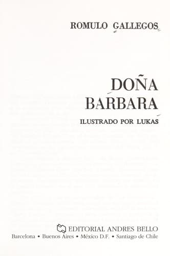 Tapa de Do na Barbara