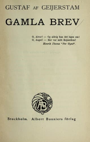 Tapa de Gamla Brev